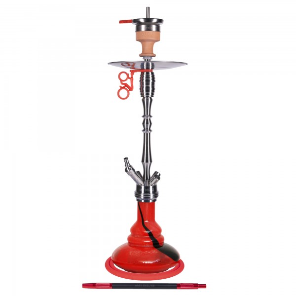 amy deluxe Shisha SS07 Palm Steelv rot 